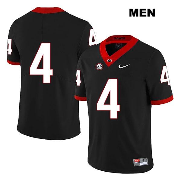 Georgia Bulldogs Men's Nolan Smith #4 NCAA No Name Legend Authentic Black Nike Stitched College Football Jersey GNU3556LG